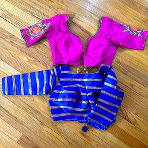 Indian single piece blouses from $25-$40 each!